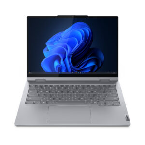 Lenovo ThinkBook 14 2-in-1 G5 IAU Intel Core Ultra 7 255U Hybryda (2w1) 35,6 cm (14") Ekran dotykowy WUXGA 32 GB DDR5-SDRAM 512 GB SSD Wi-Fi 6E (802.11ax) Windows 11 Pro Hiszpański Szary