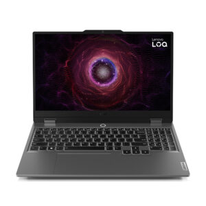 Lenovo LOQ 15ARP9 AMD Ryzen™ 5 7235HS Laptop 39,6 cm (15.6") Full HD 16 GB DDR5-SDRAM 512 GB SSD NVIDIA GeForce RTX 4050 Wi-Fi 6 (802.11ax) Angielski Szary